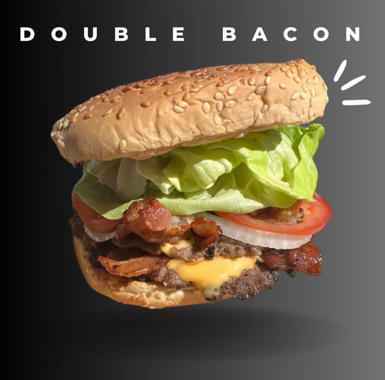 double bacon burger